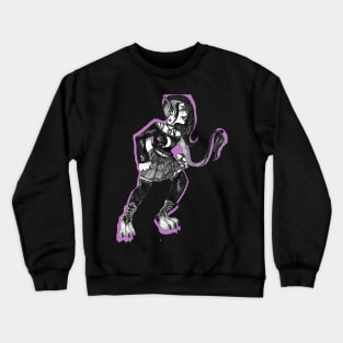 Nu-Goth Werecat Crewneck Sweatshirt